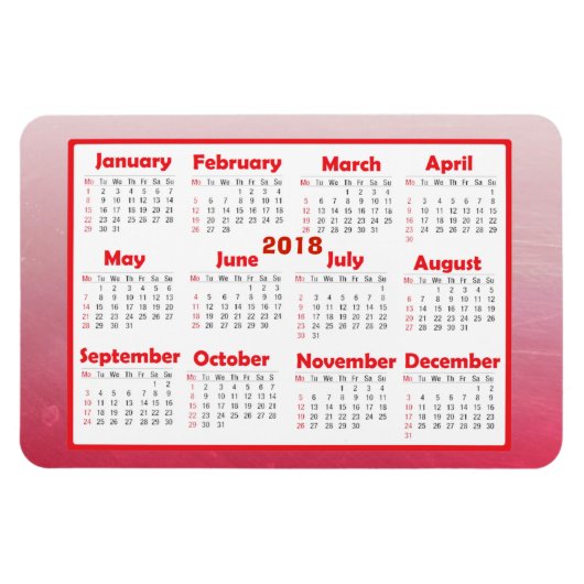 Pas deze 2018 Mini-koelkast aan Magneet (Horizontaal)