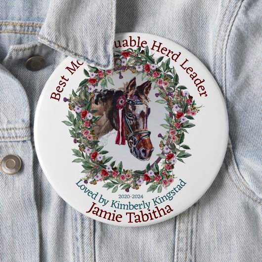 PAS DEZE AFSTUDEREN AWAD lint knop AAN Ronde Button 6,0 Cm (In situ)