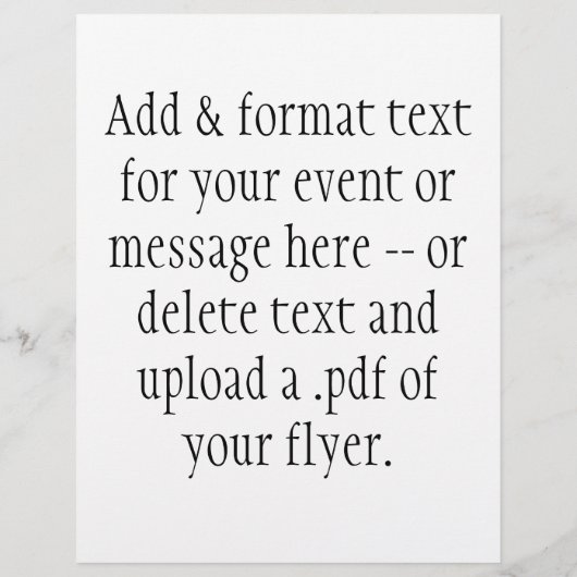 Pas deze brochure aan voor uw evenement! (Achterkant)