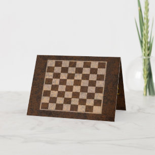 Pas deze Chess, Checkers, Drafts Card aan Kaart