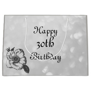 Pas deze gelukkige 30e verjaardag aan groot cadeauzakje