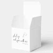 Pas deze grappige kleurbeschermer aan bedankdoosjes (Geopend)