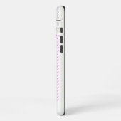 Pas deze instapkaart van luchtvaartmaatschappij aa iPhone hoesje (Linkerkant)