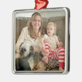 Pas deze kerstversiering aan met uw foto metalen ornament (Links)