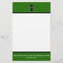 Pas deze Lucky Golfer Hole in één ontwerp aan! Briefpapier