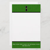 Pas deze Lucky Golfer Hole in één ontwerp aan! Briefpapier (Voorkant / Achterkant)