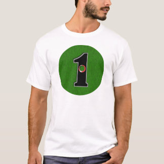 Pas deze Lucky Golfer Hole in één ontwerp aan! T-shirt
