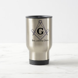 Pas deze Masonic Stainless Steel Travel Cup aan Reisbeker