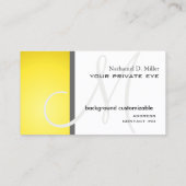 Pas deze monogram visitekaartje aan (Achterkant)