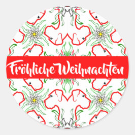 Pas deze prachtige daanpatroonsticker aan ronde sticker