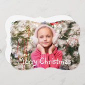 Pas deze prachtige kerstkaart aan (Voorkant / Achterkant)