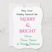 Pas deze prachtige kerstkaart aan (Achterkant)