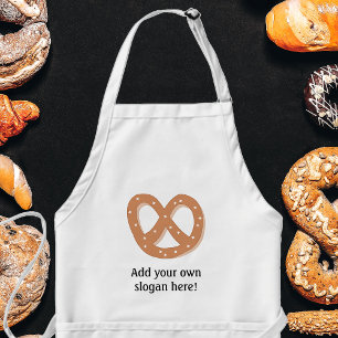 Pas deze Pretzel Knot-afbeelding aan Standaard Schort