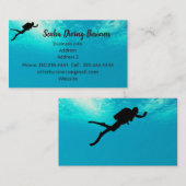 Pas deze Scuba Diving Business aan Visitekaartje (Voorkant / Achterkant)