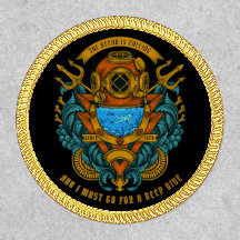 Pas  diep Zee en Scuba Diver Graphic aan