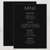 Pas dit aan - Maak je eigen aangepaste menu (Voorkant / Achterkant)