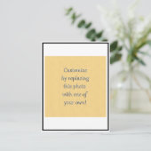 Pas dit aan! Voeg je kunst of foto toe Briefkaart (Staand voorkant)