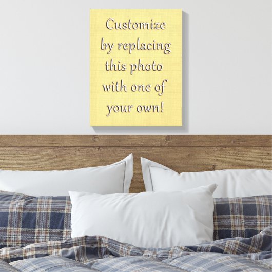Pas dit aan! Voeg je kunst of foto toe Canvas Afdruk (Insitu (Slaapkamer))