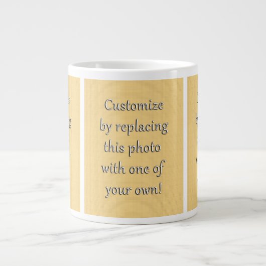 Pas dit aan! Voeg je kunst of foto toe Grote Koffiekop (Voorkant)