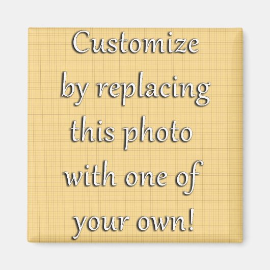 Pas dit aan! Voeg je kunst of foto toe Magneet (Voorkant)