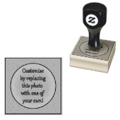 Pas dit aan! Voeg je kunst of foto toe Rubberstempel (Gestempeld)