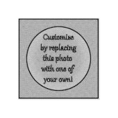 Pas dit aan! Voeg je kunst of foto toe Rubberstempel (Afrduk)