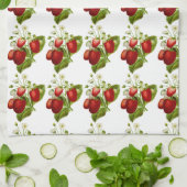 Pas dit aardbeienpatroon Kitchen aan Theedoek (Gevouwen)