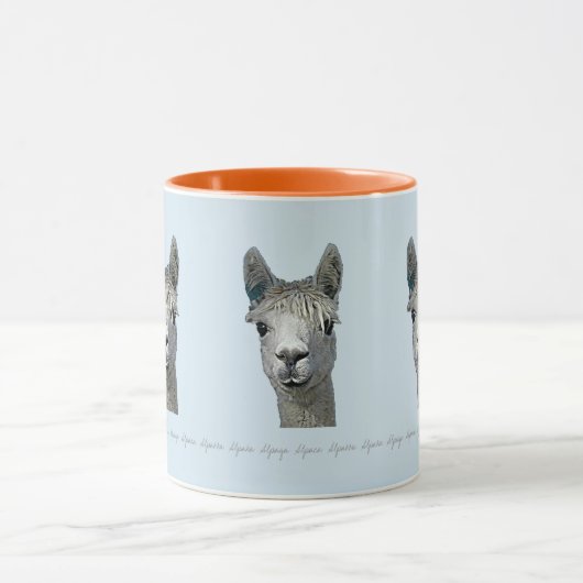 Pas dit Alpaca Alpakka Alpaka Alpaga aan Mok (Midden)