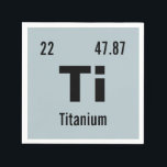 Pas dit Chemie-element aan Servet<br><div class="desc">Pas dit geeky chemie periodiek systeem van de elementen papier servet sjabloon. Voer je favoriete element in of creëer je eigen! Verander de naam van het chemische element, het symbool, het atoomnummer en de atoommassa. Klik op Aanpassen om de achtergrondkleur te wijzigen of verdere bewerkingen uit te voeren. Perfect decor...</div>