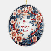 Pas dit Chiyogami-Ornament aan Keramisch Ornament (Links)