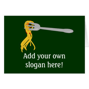 Pas dit grafisch Pasta Spaghetti aan