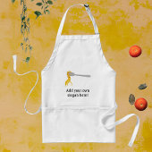 Pas dit grafisch Pasta Spaghetti aan Standaard Schort