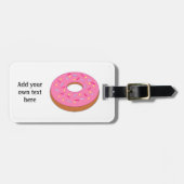 Pas dit Grafisch van de Ring Doughnut aan Bagagelabel (Voorkant horizontaal)