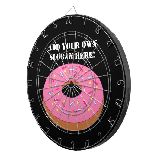 Pas dit Grafisch van de Ring Doughnut aan Dartbord (Voorkant Rechts)