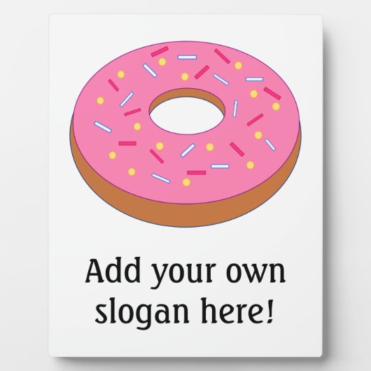 Pas dit Grafisch van de Ring Doughnut aan Fotoplaat (Voorkant)