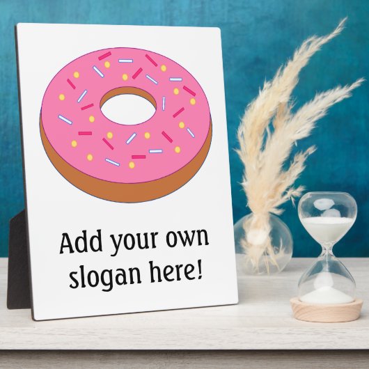 Pas dit Grafisch van de Ring Doughnut aan Fotoplaat (Zijkant)