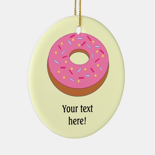 Pas dit Grafisch van de Ring Doughnut aan Keramisch Ornament (Rechts)