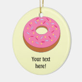 Pas dit Grafisch van de Ring Doughnut aan Keramisch Ornament (Links)