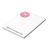 Pas dit Grafisch van de Ring Doughnut aan Notitieblok (Linkerzijde)