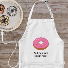 Pas dit Grafisch van de Ring Doughnut aan Standaard Schort