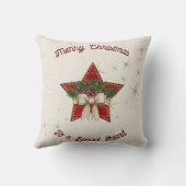 Pas dit kerst Sierkussen aan met afbeelding (Achterkant)