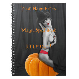 Pas dit Magic Spell Book Notitieboek Journal aan