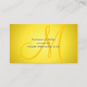 Pas dit monogram visitekaartje aan (Voorkant)