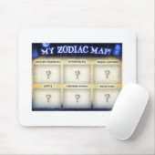Pas dit mousepad op ZodiacMap.com aan Muismat (Met muis)