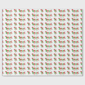 Pas dit ontwerp aan: Bruh-meme Leuk Kerstmis Cadeaupapier (Vlak)
