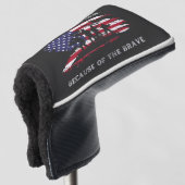 Pas dit ontwerp aan: Veteranendag Golfheadcover (3/4 voorkant)