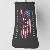 Pas dit ontwerp aan: Veteranendag Golfheadcover (Draai 90)