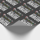 Pas dit ontwerp aan: waarschijnlijk de kerstman no cadeaupapier (Hoek)