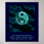 Pas dit Poster aan - Harmonie en evenwicht (Voorkant)