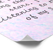 Pas dit Poster aan - Roze Yoga Yin Yang (Hoek)